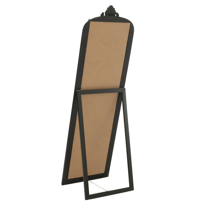 J-Line Staande passpiegel Emi Wood Zwart