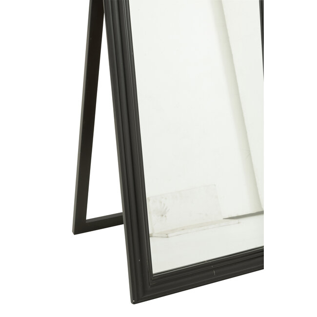 J-Line Staande passpiegel Emi Wood Zwart