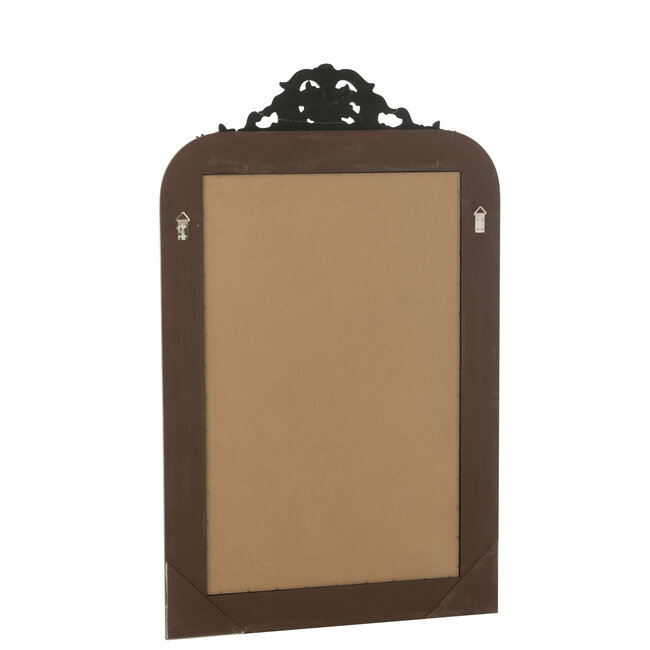 J-Line Wandspiegel Ema Hout Zwart