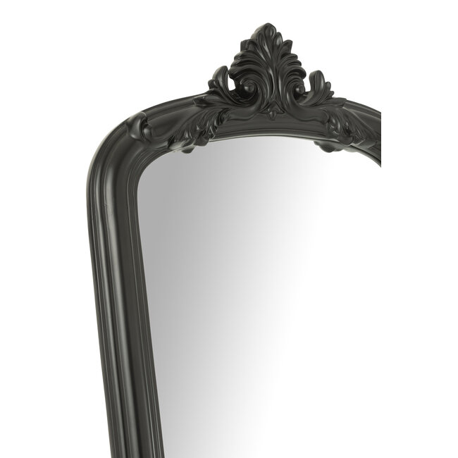 J-Line Staande passpiegel Emi Wood Zwart