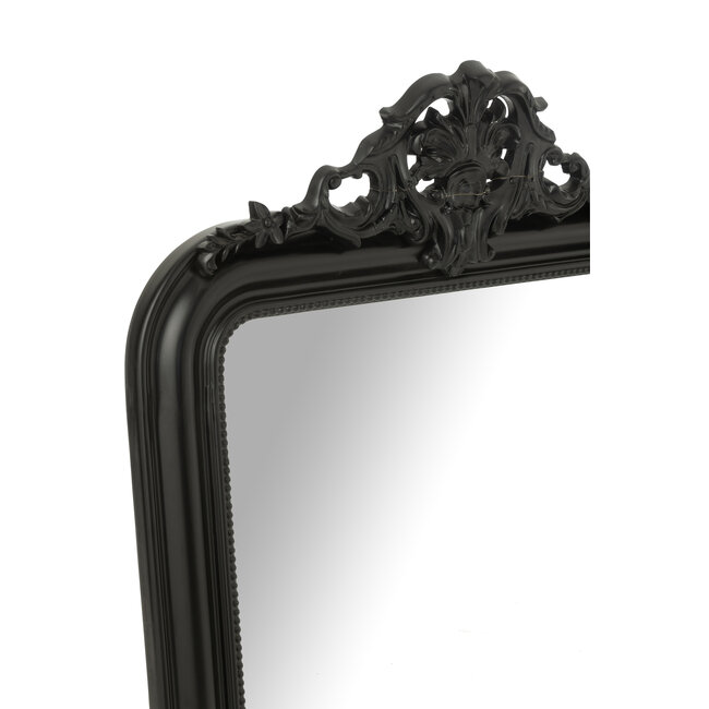 J-Line Wandspiegel Ema Hout Zwart