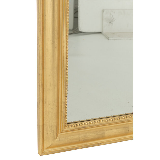 J-Line Wandspiegel Ema Hout Goudkleurig