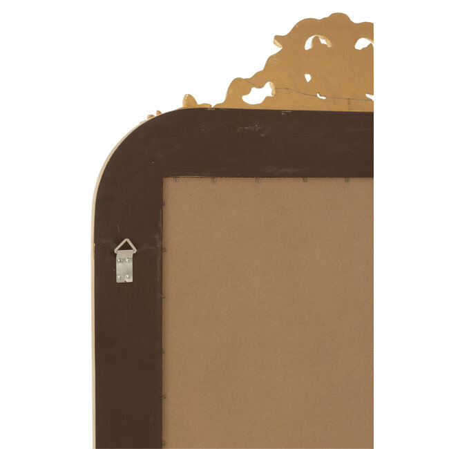 J-Line Wandspiegel Ema Hout Goudkleurig