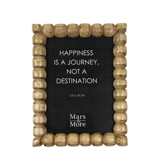 Mars & More fotolijst mango hout bobbel 13x18cm
