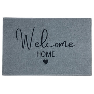 Mars & More deurmat welcome home grijs 75x50cm