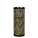 Mars & More *windlicht cilinder goud zebra breed medium 30cm*