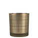 Mars & More Theelichthouder blok goud paars small 8cm*