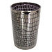 Mars & More Theelichthouder zilver croco large 18cm*