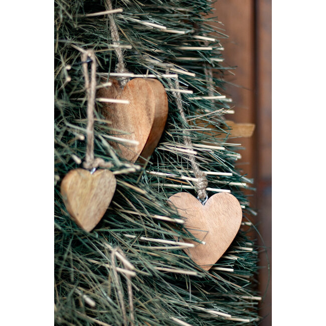 Mars & More hart hanger mango touw 8cm