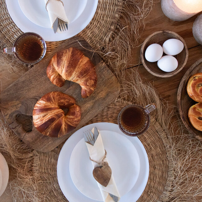 Mars & More Schaal Mango hout 13x13x5cm