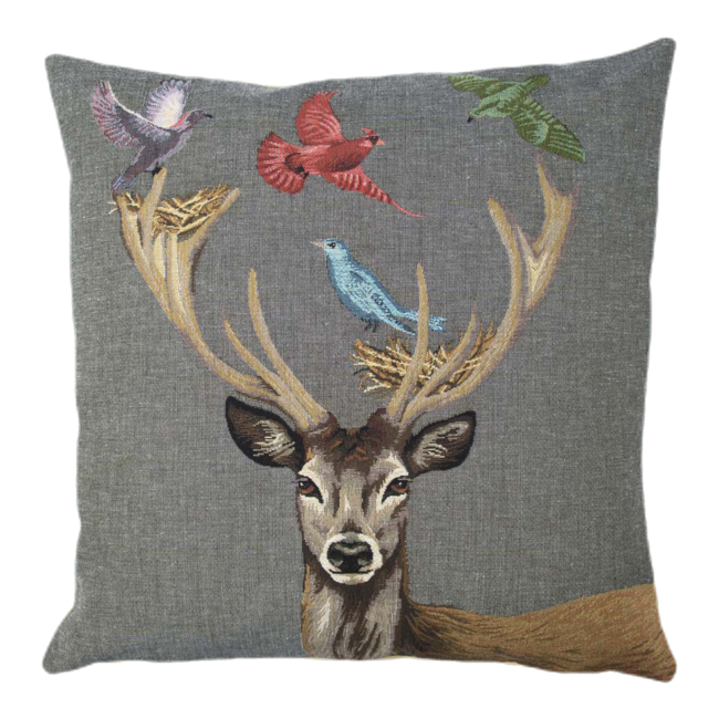 Mars & More gobelin kussen funky deer nest 45x45cm