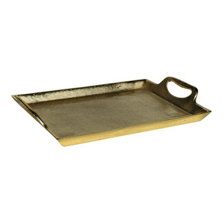 Mars & More dienblad rechthoek champagne goud 40cm