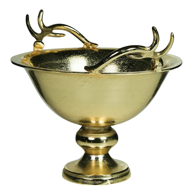 Mars & More schaal gewei champagne goud large