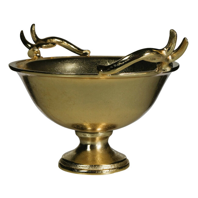 Mars & More schaal gewei champagne goud medium