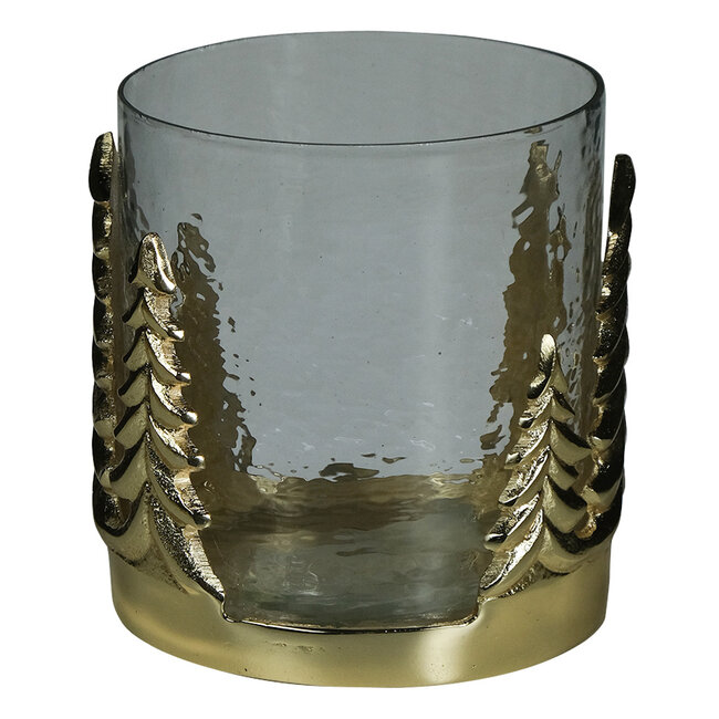 Mars & More windlicht hert champagne goud small