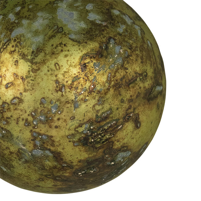 Mars & More decoratie bal hert antiek groen 10cm