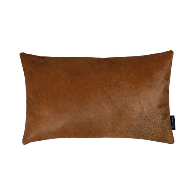 Mars & More kussen koe uni bruin 30x50cm