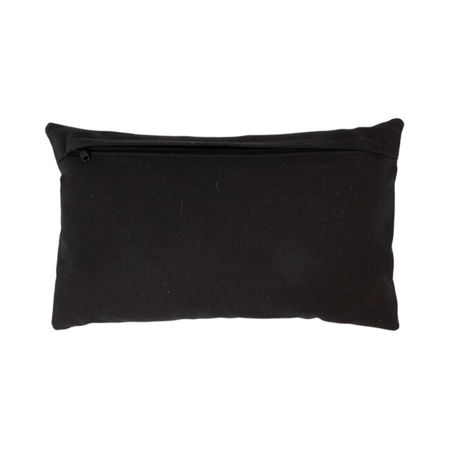 Mars & More kussen koe uni zwart 30x50cm