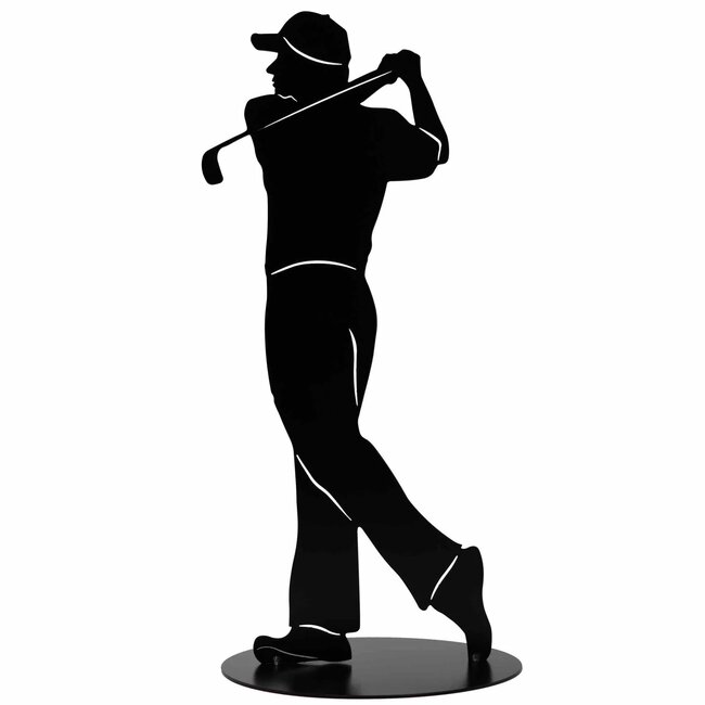 Dream-Living Handgemaakte golfspeler zwart 40 cm