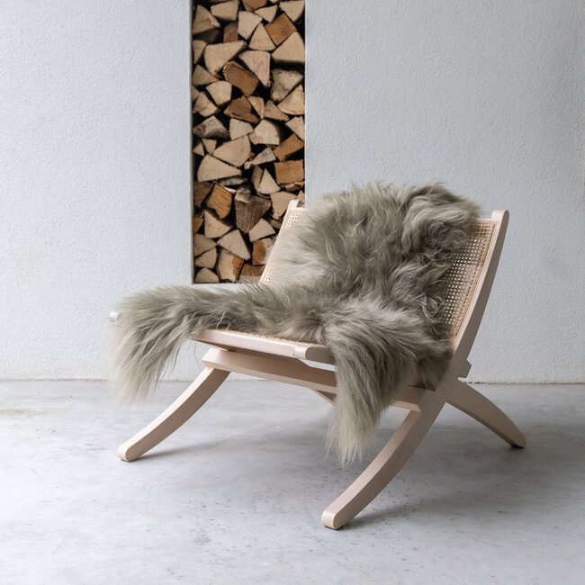 Mars & More schapenvacht ijsland donkerblond 100-110cm