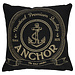 Mars & More gobelin kussen antraciet anchor 45x45cm*