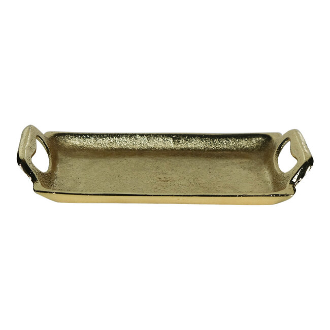 Mars & More dienblad rechthoek champagne goud 21cm