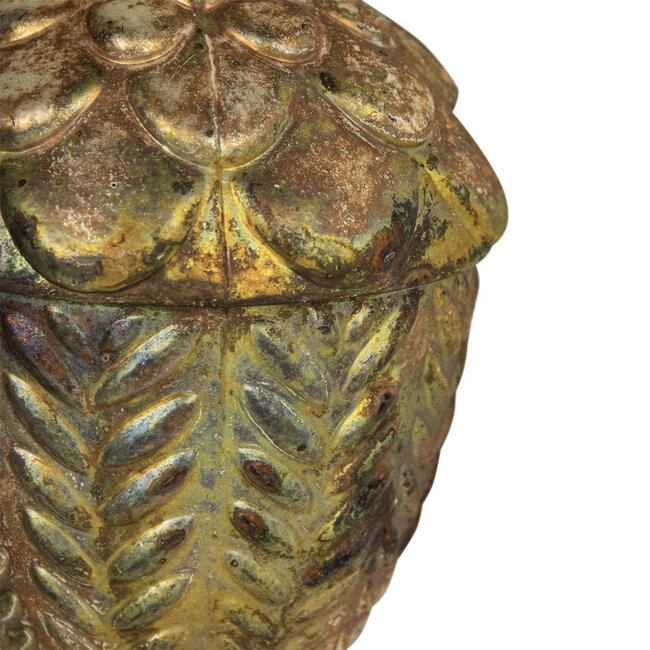 Mars & More decoratie eikel antiek groen 13cm