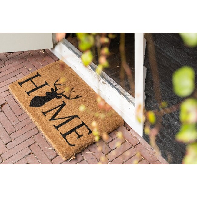 Mars & More kokosmat handgeweven hertenkop home 75cm