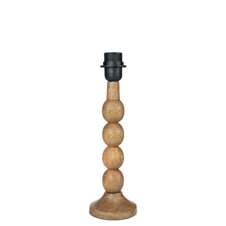 Mars & More lampvoet bollen mango hout 30cm