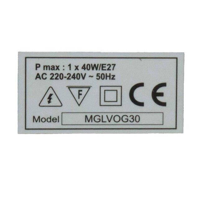 Mars & More lampvoet ornament champagne goud 11x11x30cm