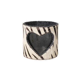 Mars & More *windlicht koe hart zebra 10cm*
