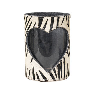 Mars & More *windlicht koe hart zebra 20cm*