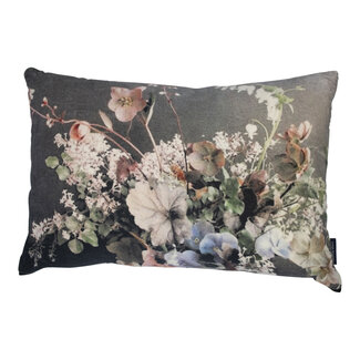 Mars & More groot kussen fluweel bloemen 9 40x60cm