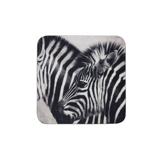 Mars & More *onderzetter zebra 10x10cm (6)*
