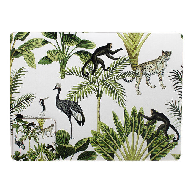 Mars & More placemat jungle wit 30x40cm (4)*