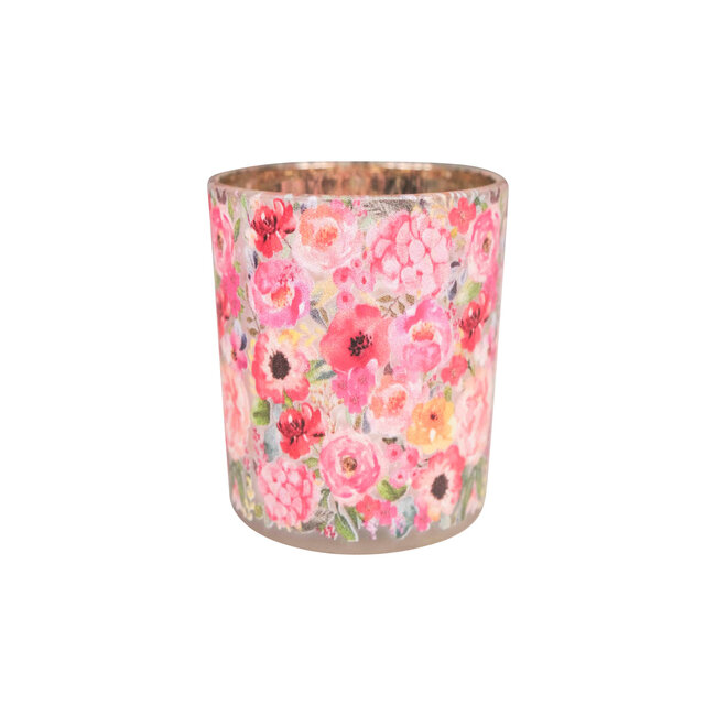 Mars & More Theelichthouder fleury klaproos small 8cm