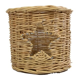 Mars & More rotan windlicht ster 13cm