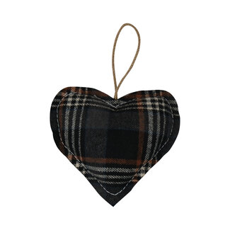 Mars & More hanger hart ruit grijs 16cm