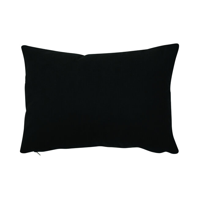 Mars & More gobelin kussen kerst honden zwart 30x45cm