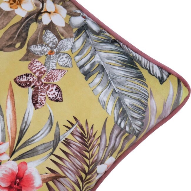 Mars & More Liya kussen licht mosterd 45x45 cm