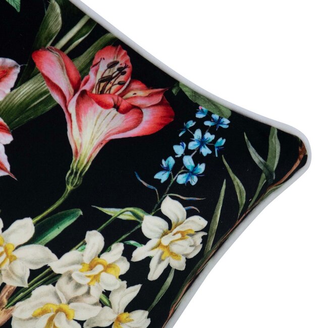 Mars & More Bray kussen zwart 30x50 cm