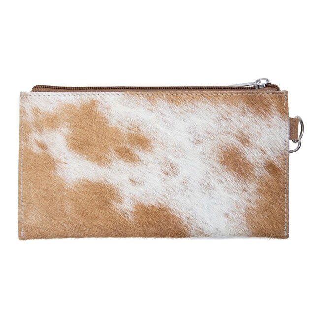 Mars & More etui koe met vakje bruin 20x11cm (bos taurus taurus)