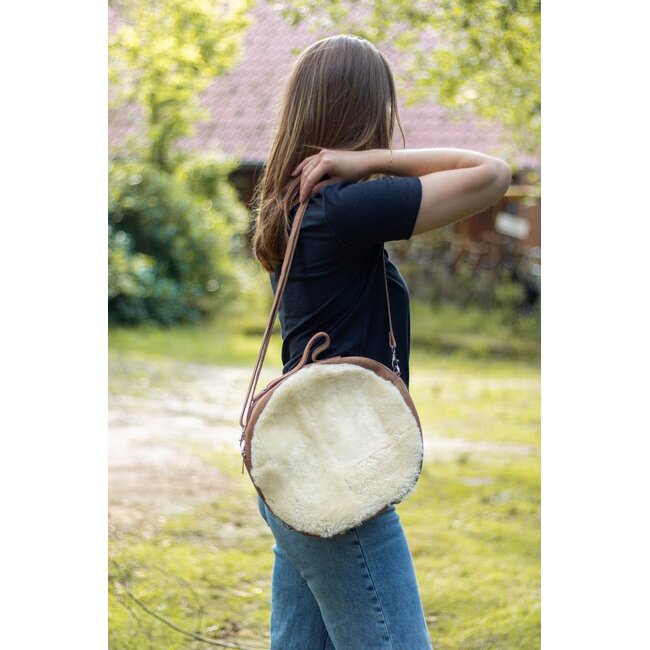 Mars & More schaap wit crossbody tas uni 30x28x7cm (ovis aries)