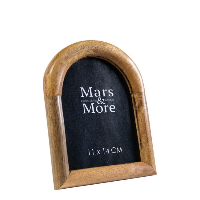 Mars & More fotolijst mango hout boog 10x15cm