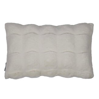 Mars & More Wave kussen gebroken wit 30x50cm