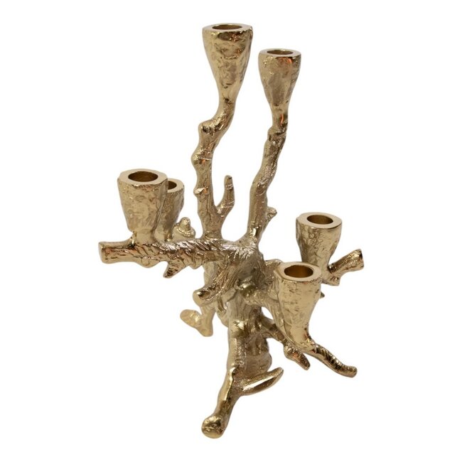 Mars & More Kaarsen Standaard wilg druipend h30cm