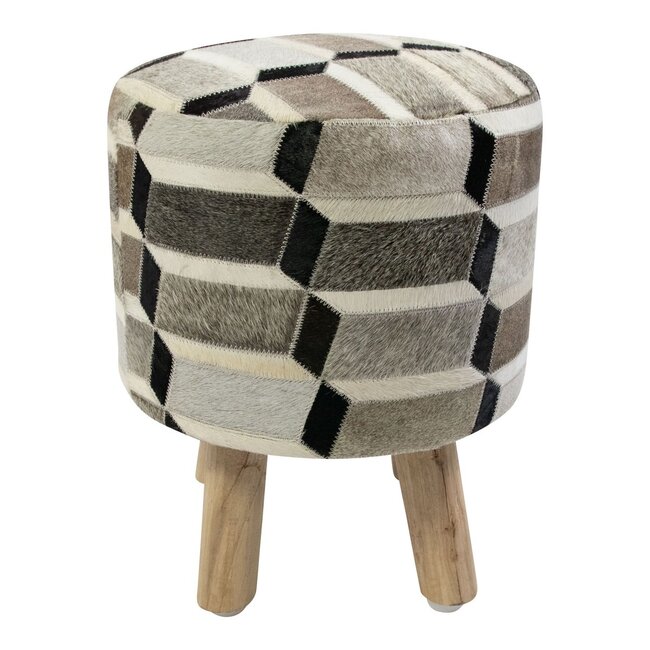 Mars & More Krukje Koe rond illusion multicolor 30x30x40cm (bos taurus taurus)