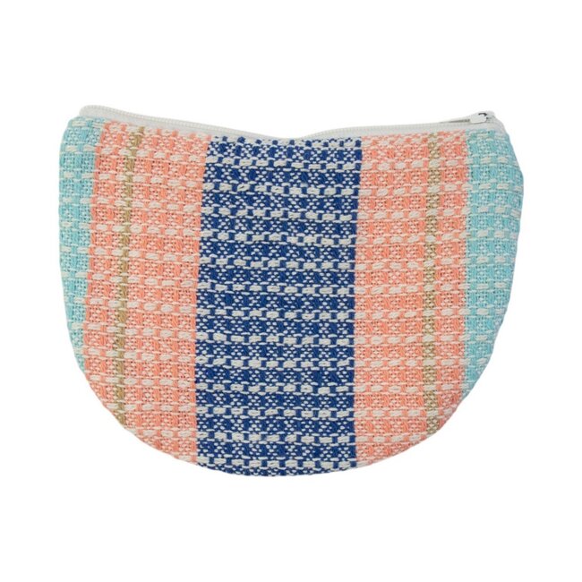 Mars & More Tasje Waffle blauw 15x20cm