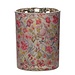 Mars & More Theelichthouder Glas zara bloemen medium 12cm
