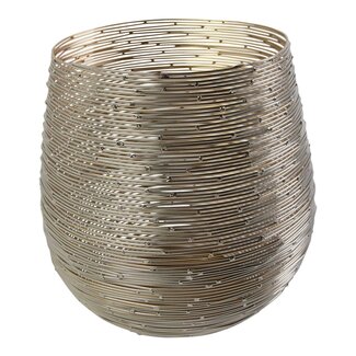 Mars & More Lantaarn Ijzer elara goud h20 d20cm